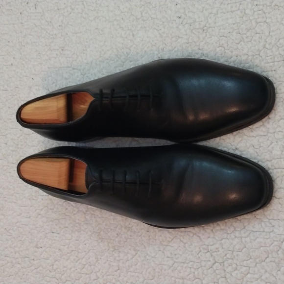 Like New Dolcara Black Wholecut Leather Shoes 10.5 US = 44 EU - Picture 6 of 15
